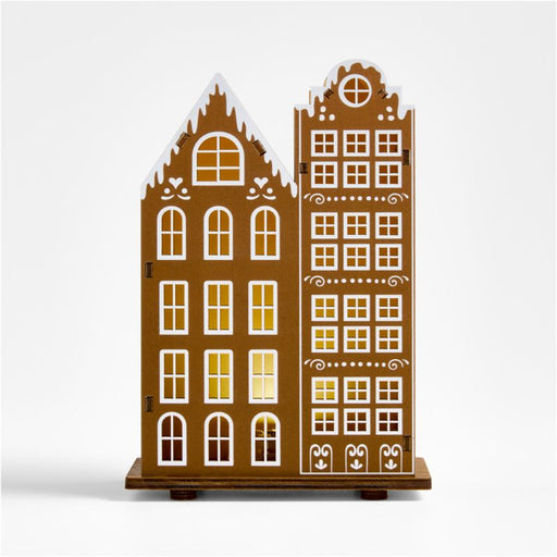 LED Gingerbread Village Mitenburg Holiday Decoration