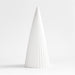 LED Large White Porcelain Christmas Tree Decorative Object