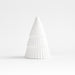 LED Extra-Small White Porcelain Christmas Tree Decorative Object
