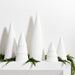 LED Extra-Small White Porcelain Christmas Tree Decorative Object
