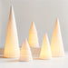 LED Extra-Large White Porcelain Christmas Tree Decorative Object
