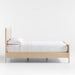 Fields Cane and White Oak Wood Queen Bed by Leanne Ford