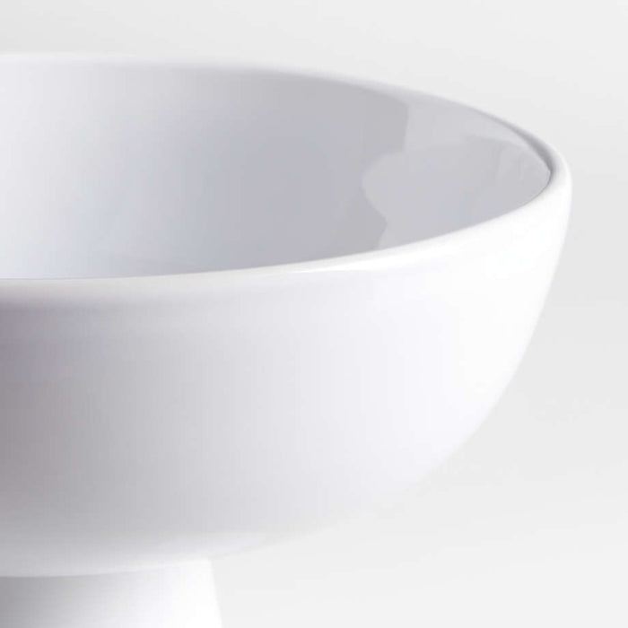 Garden Fountain Small Earthenware Pedestal Bowl by Laura Kim