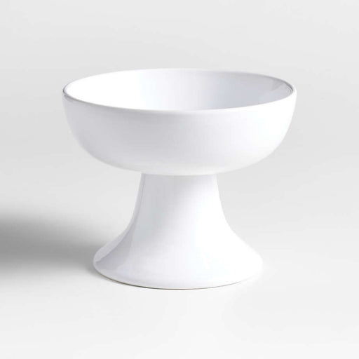 Garden Fountain Small Earthenware Pedestal Bowl by Laura Kim