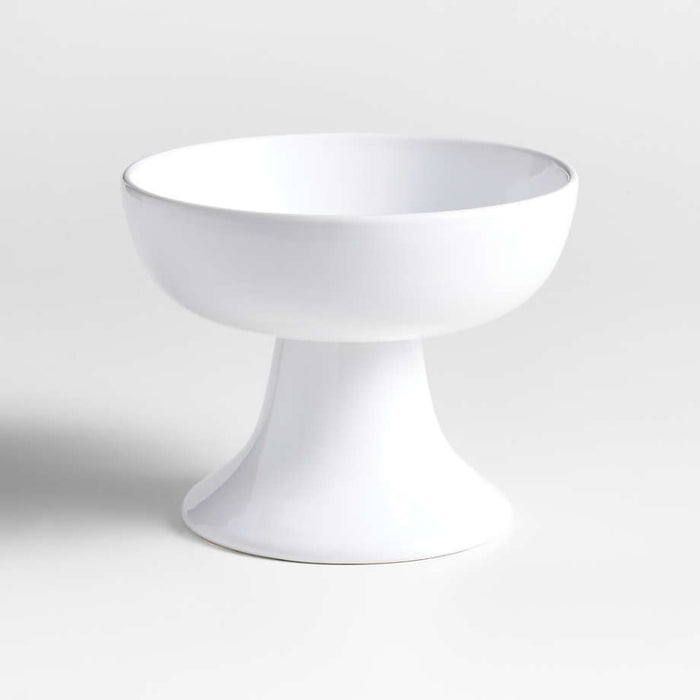 Garden Fountain Small Earthenware Pedestal Bowl by Laura Kim