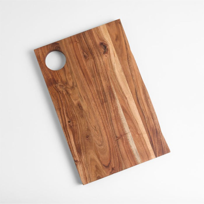 Homestead Live Edge Acacia Reversible Cutting Board by Laura Kim