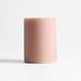 Peony Ribbed Pillar Candle 3"x4" by Laura Kim