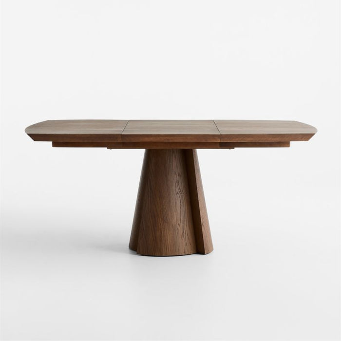 Ladera 48"-70" Oak Extendable Pedestal Dining Table