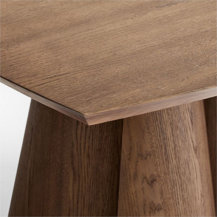 Ladera 48"-70" Oak Extendable Pedestal Dining Table