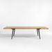 Lakin 81"-119" White Oak Wood Extendable Dining Table