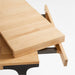 Lakin 81"-119" White Oak Wood Extendable Dining Table