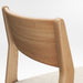 Lakin White Oak Wood Dining Side Chair