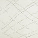 Larache Wool Hand-Knotted Moroccan White Area Rug 10'x14'