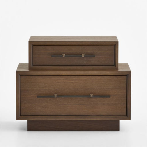 Larchmont 28" Stacked Oak Nightstand