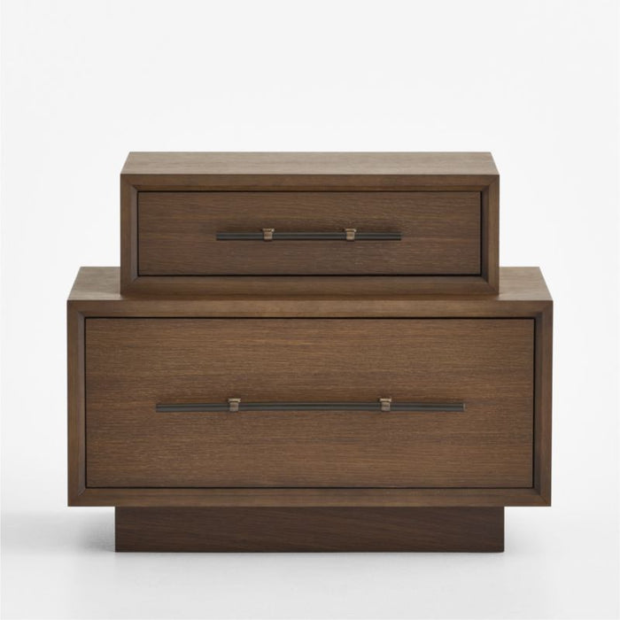 Larchmont 28" Stacked Oak Nightstand