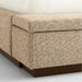 Larchmont Upholstered King Bed with Storage Bench