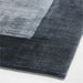 Laval Border Viscose Handwoven Blue Area Rug 10'x14'
