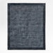 Laval Border Viscose Handwoven Blue Area Rug 10'x14'