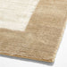 Laval Border Viscose Handwoven Taupe Area Rug 8'x10'