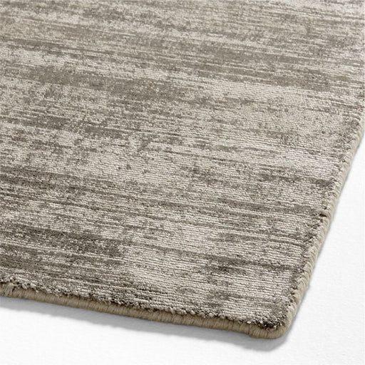 Laval Viscose Handwoven Solid Taupe Area Rug 8'x10'