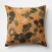 EUROPEAN FLAX Ñ¢-Certified Linen Oversized Floral Ocher Tan and Green Euro Pillow Sham Cover