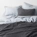Aire Natural European Linen Mist Blue Euro Bed Pillow Sham