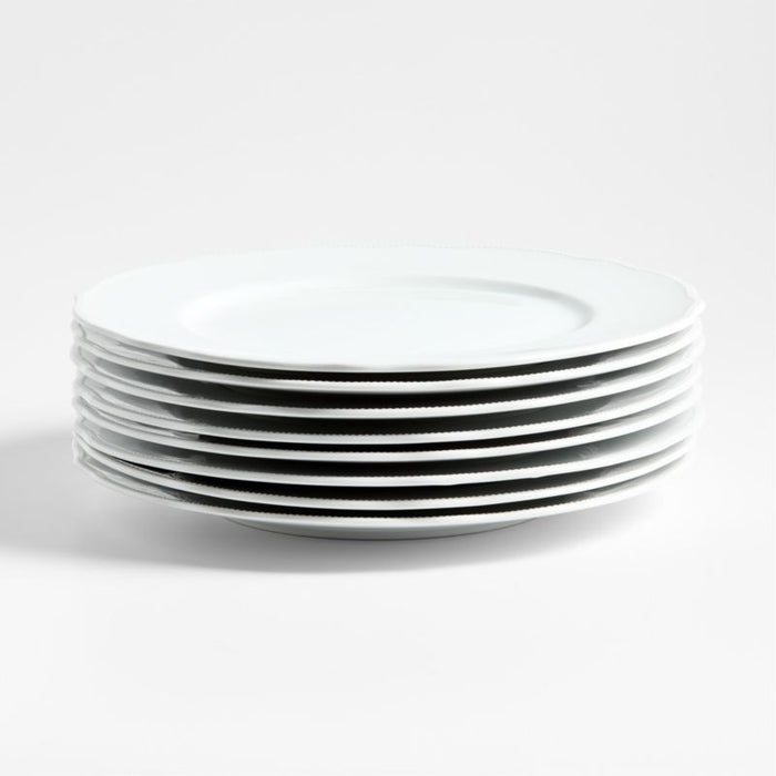 Loire White Porcelain Dinner Plate