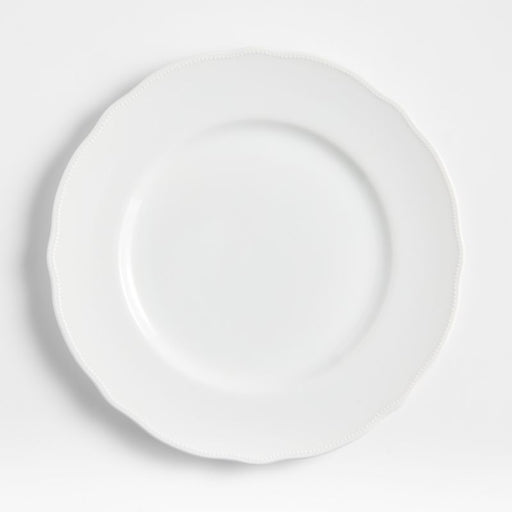Loire White Porcelain Dinner Plate