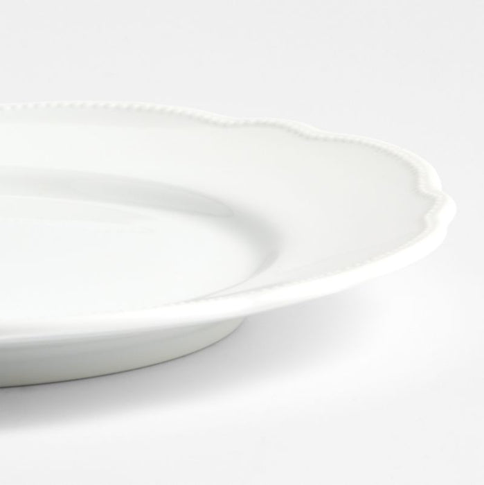 Loire White Porcelain Salad Plate