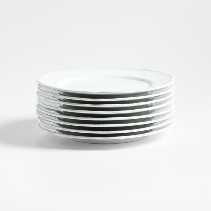 Loire White Porcelain Salad Plate
