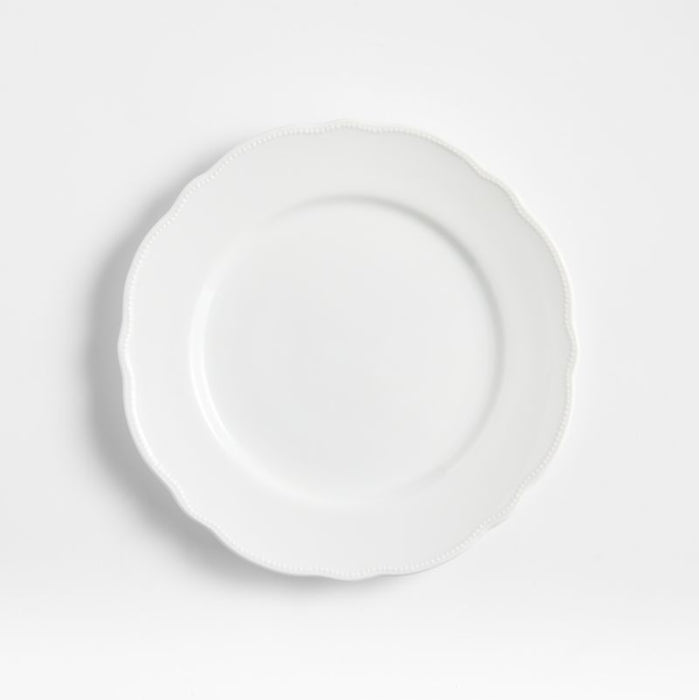 Loire White Porcelain Salad Plate