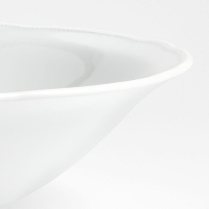 Loire White Porcelain Serving Bowl