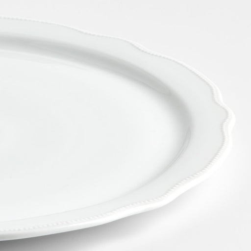 Loire White Round Porcelain Platter