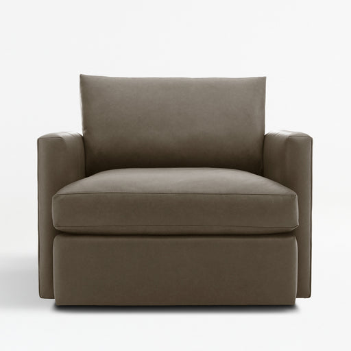 Lounge Leather Swivel Chair - Main Image