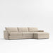 Lounge 2-Piece Sectional Sofa with Chaise Lounge