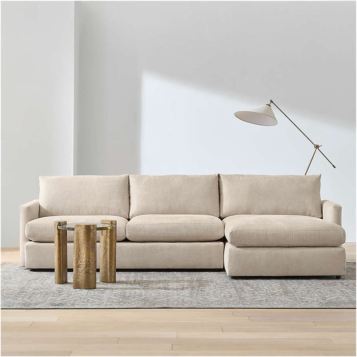 Lounge 2-Piece Sectional Sofa with Chaise Lounge