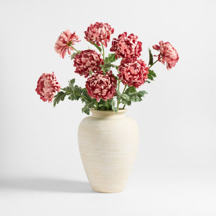 Faux Dusty Pink Chrysanthemum Stem 36" by Abigail Ahern