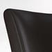 Lowe Onyx Leather Counter Stool with Ebony Wood Legs