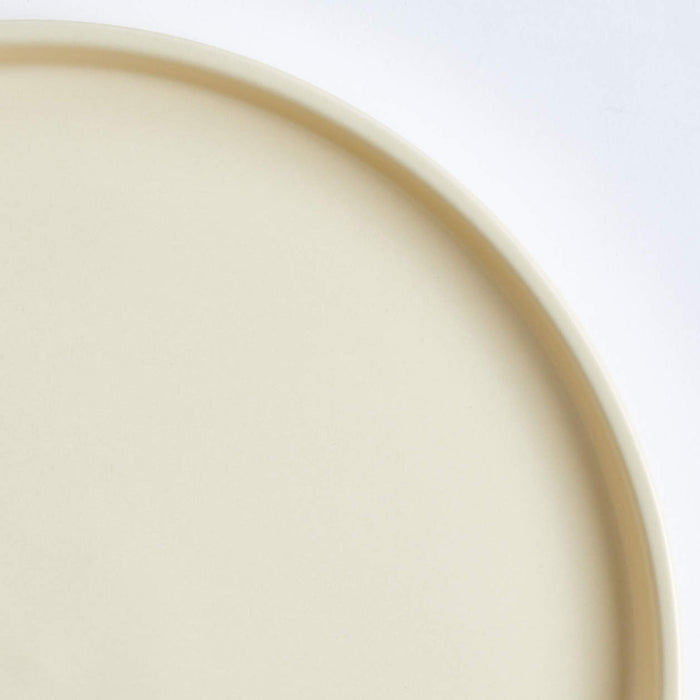 Butter Yellow Stoneware Dinner Plate by Molly Baz