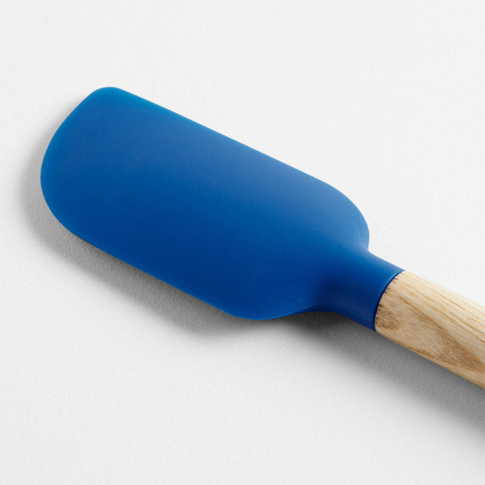 Wood and Blue Silicone Spatula by Molly Baz