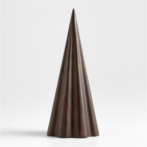 Madeira Walnut Wood Decorative Turned Tree Large 19"