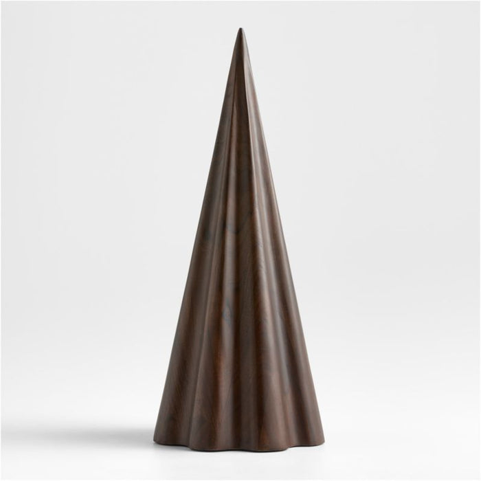 Madeira Walnut Wood Decorative Turned Tree Large 19"