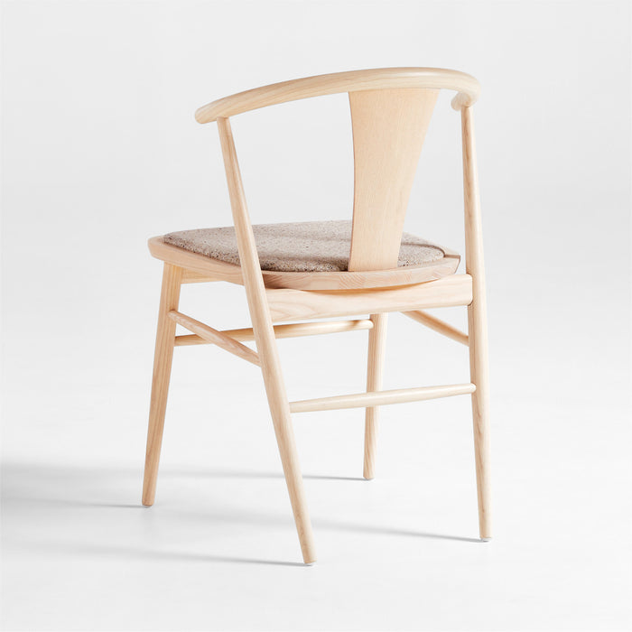 Malin Whitewash Ash Wood Dining Chair
