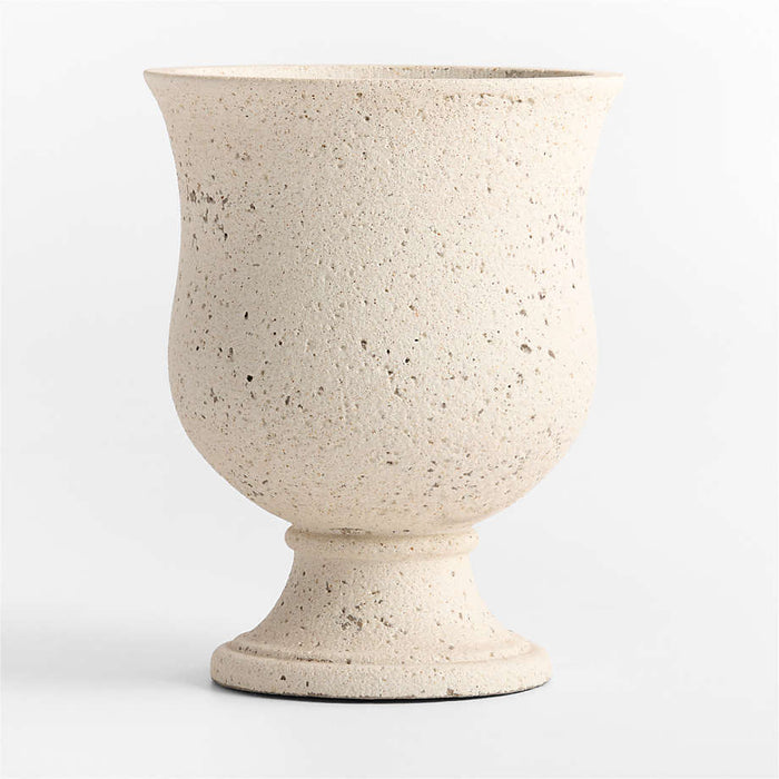 Malta Ivory Urn Indoor/Outdoor Planter 22.1" x 17.3"