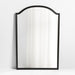 Manor Black Wood Wide Floor Mirror 74"x51"