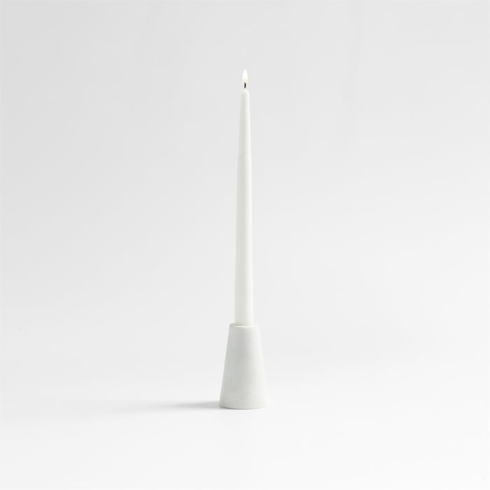 Marble Taper Candle Holder 4"