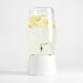 Marin White Ceramic Drink Dispenser Stand