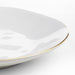 Marin Gold Rim Stoneware Dinner Plate