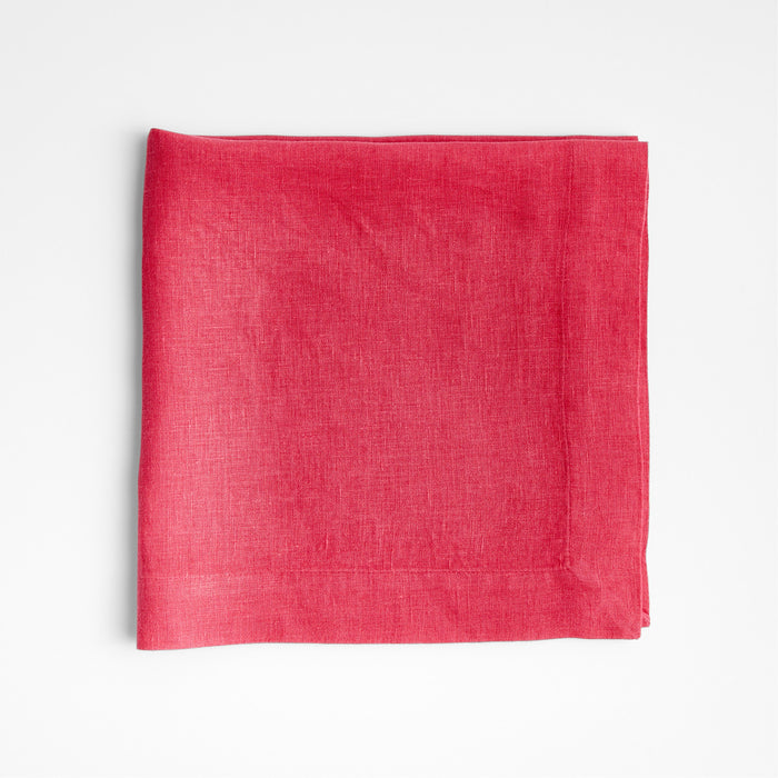 Marin Summer's Pink European Flax ®-Certified Linen Napkin