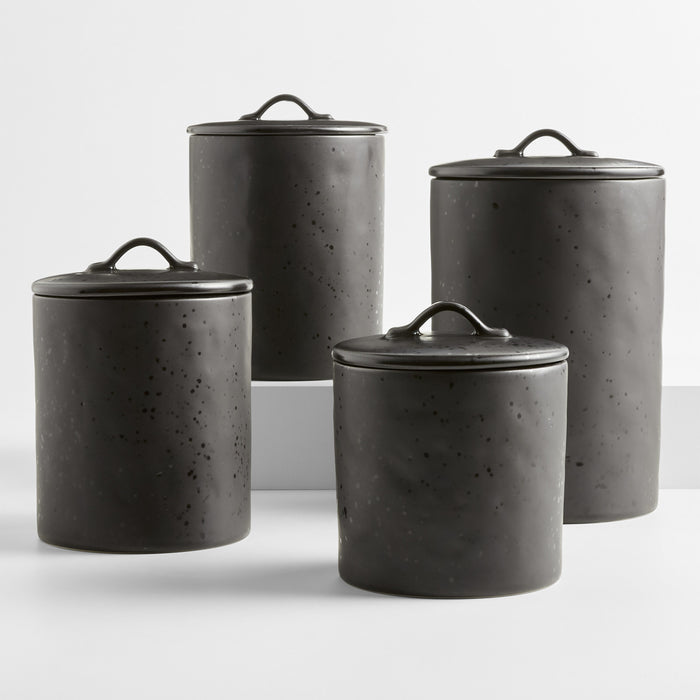 Marin Extra-Large Matte Black Canister